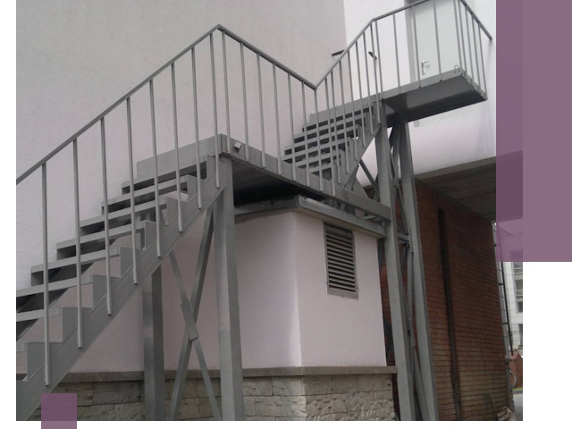 Монтаж пожарных лестниц под ключ в Лениногорске с гарантией качества