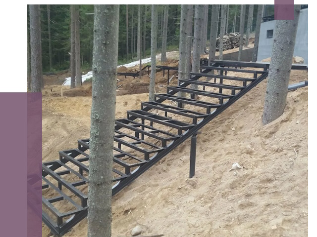 Монтаж металлических лестниц в Лениногорске от 13674 руб. 