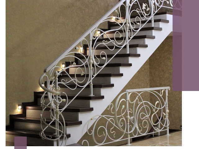 Кованые лестницы под ключ в Лениногорске — изготовление и монтаж