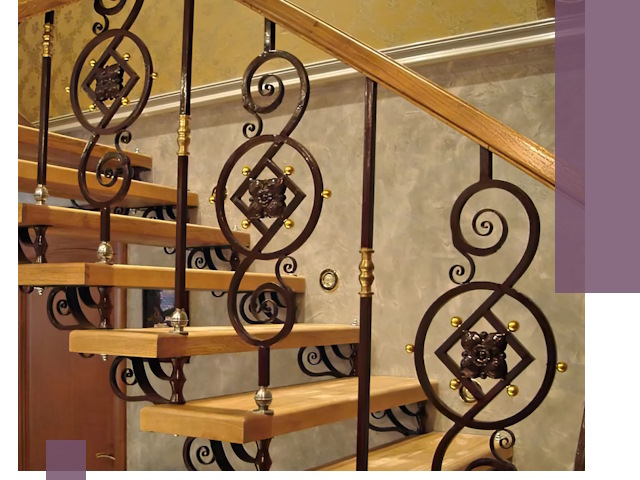 Изготовление кованых лестниц под ключ в Лениногорске