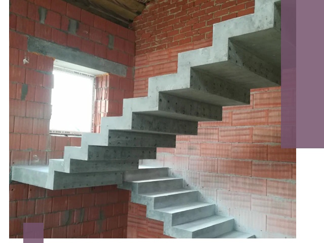 Бетонные лестницы под ключ в Лениногорске: монтаж, демонтаж, ремонт