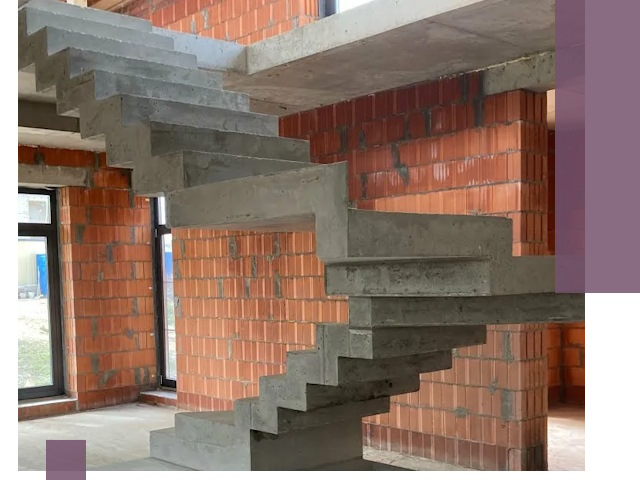 Изготовление бетонных лестниц под ключ в Лениногорске