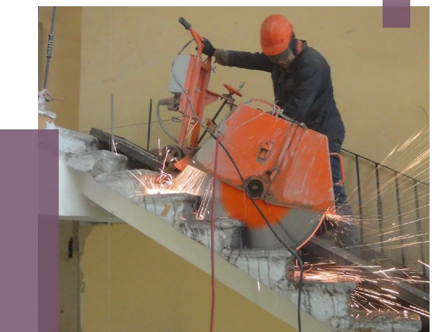 Демонтаж бетонных лестниц в Лениногорске от 4644 руб. за м2 | ПРОЛЁТ-Лнр