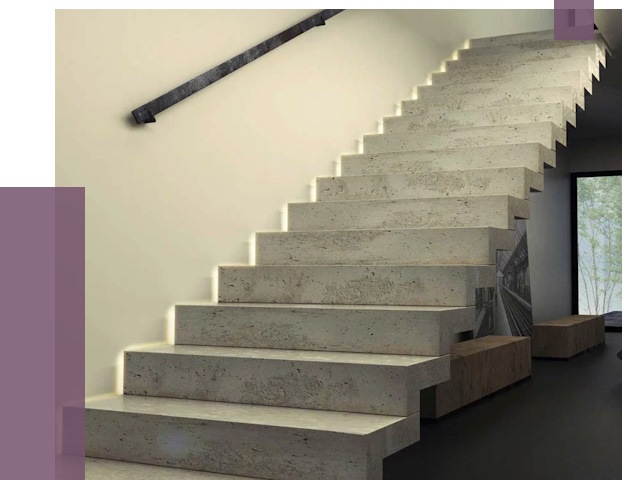 Облицовка бетонных лестниц в Лениногорске от 4644 руб/м2 