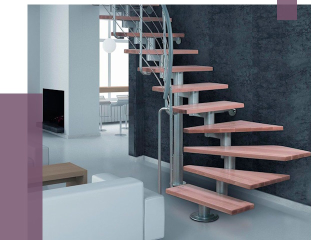 Модульные лестницы в Лениногорске от 17028 руб. — купить в ПРОЛЁТ-Лнр