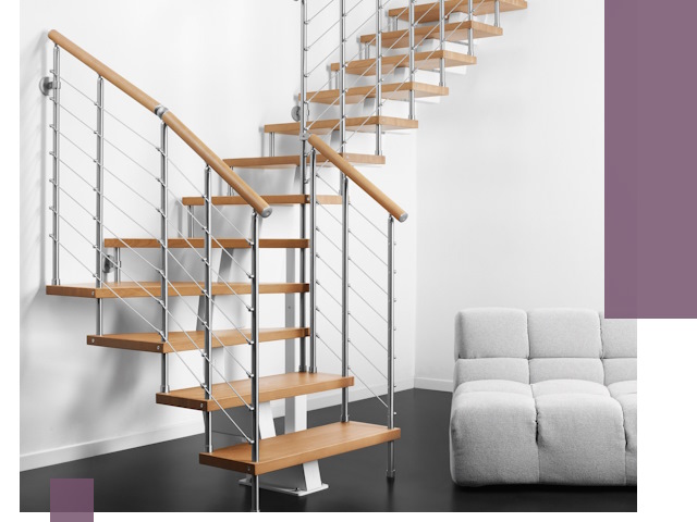 Модульные лестницы под ключ в Лениногорске — монтаж и изготовление