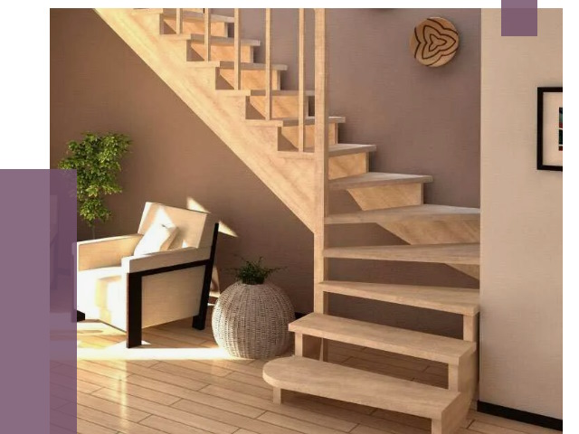 Изготовление Г-образных лестниц в Лениногорске от 19092 руб. 