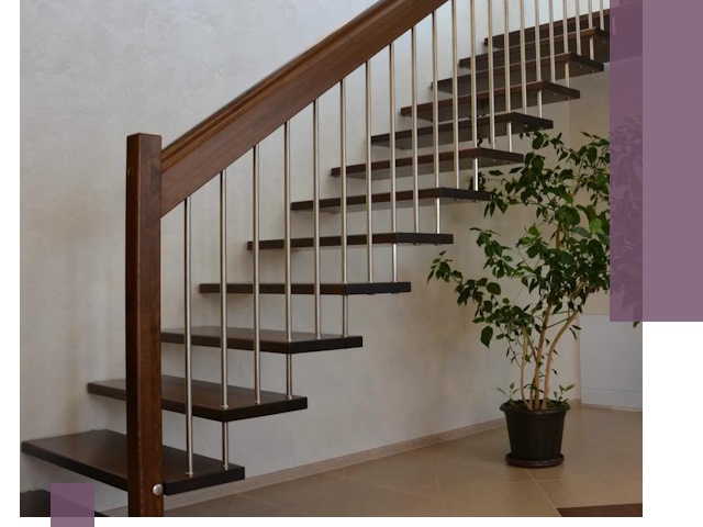 Лестницы на больцах под ключ в Лениногорске – изготовление и монтаж