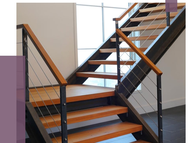 Изготовление лестниц на металлокаркасе в Лениногорске от 19092 руб. | ПРОЛЁТ-Лнр