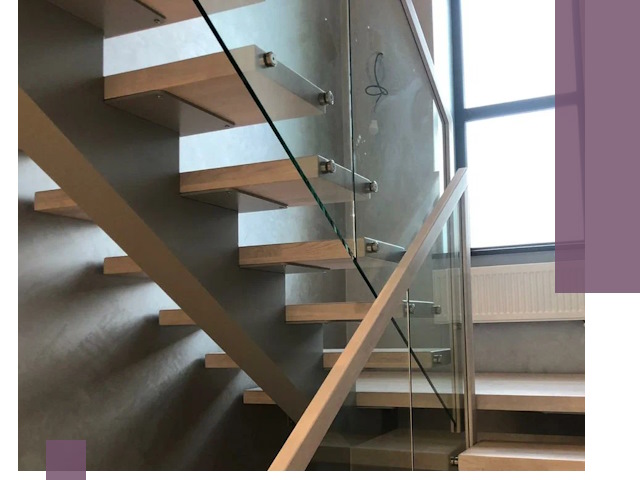 Изготовление лестниц на монокосоуре в Лениногорске с монтажом и гарантией