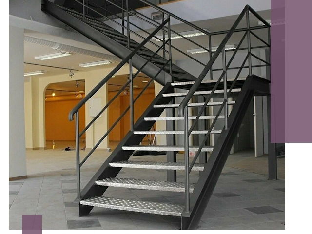 Лестницы для офиса в Лениногорске: изготовление, монтаж, демонтаж