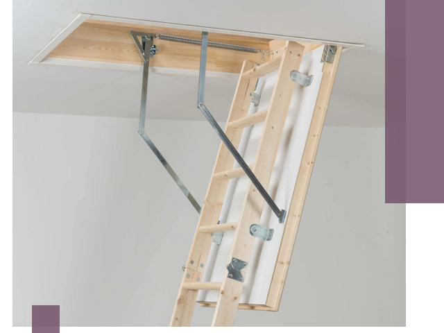 Установка чердачной лестницы под ключ в Лениногорске