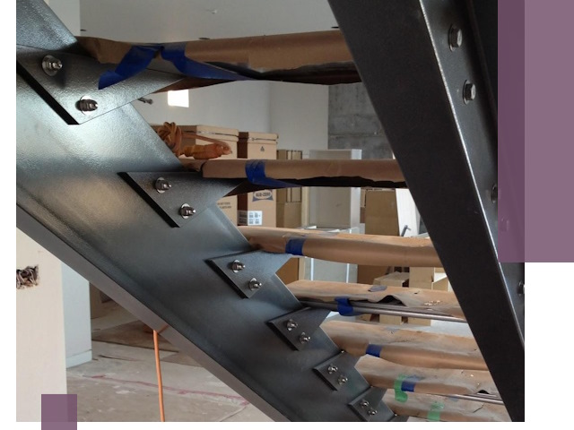 Усиление лестничных конструкций и усиление опор в Лениногорске