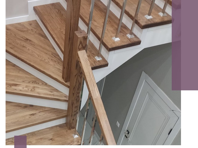 Обшивка металлических лестниц под ключ в Лениногорске