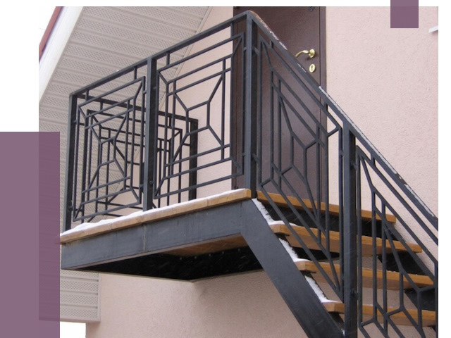 Металлические перила в Лениногорске от 4334 руб.  | ПРОЛЁТ-Лнр