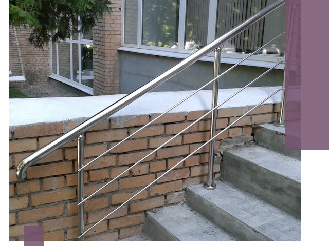 Перила из нержавеющей стали высокого качества в Лениногорске
