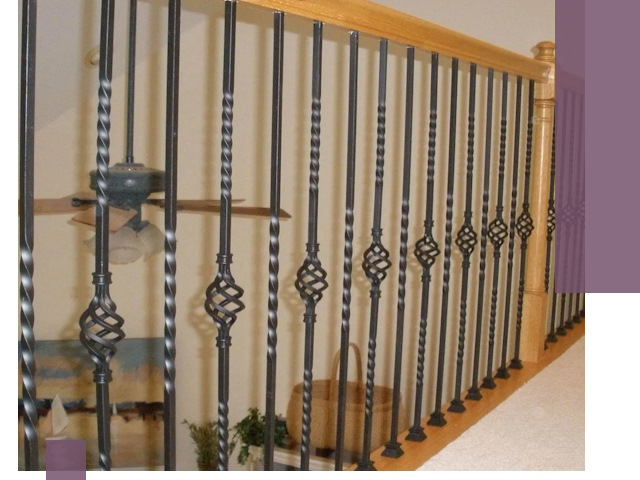 Изготовление и монтаж кованных перил в Лениногорске под ключ