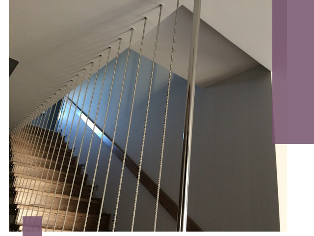 Тросовые перила под ключ в Лениногорске — производство и монтаж