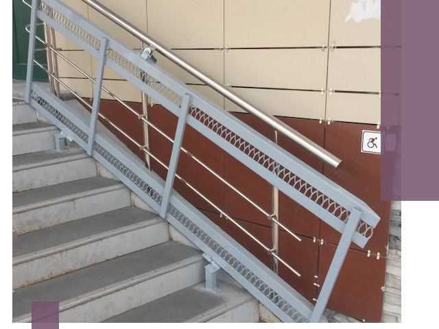 Изготовление откидных пандусов под ключ в Лениногорске