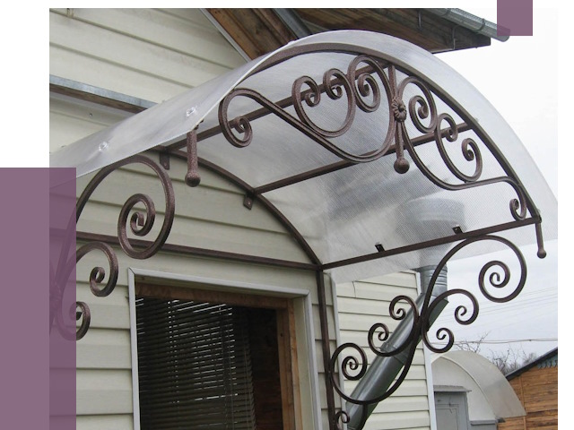 Изготовление козырьков в Лениногорске от 7430 руб. — заказать | ПРОЛЁТ-Лнр