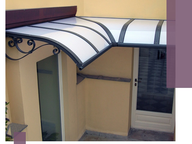 Монтаж козырьков любой сложности в Лениногорске под ключ