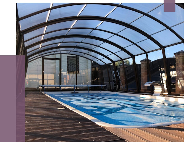 Навесы для бассейна в Лениногорске от 16925 руб. под ключ | ПРОЛЁТ-Лнр