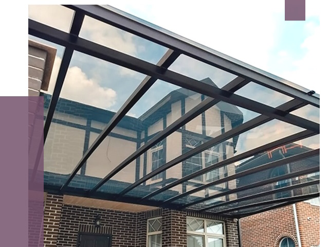 Навесы из поликарбоната в Лениногорске от 8689 руб. под ключ — ПРОЛЁТ-Лнр