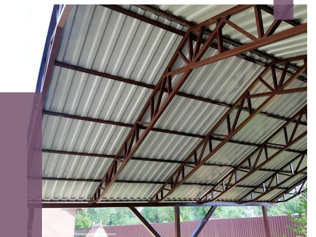 Навесы из профнастила в Лениногорске от 7430 руб. | ПРОЛЁТ-Лнр