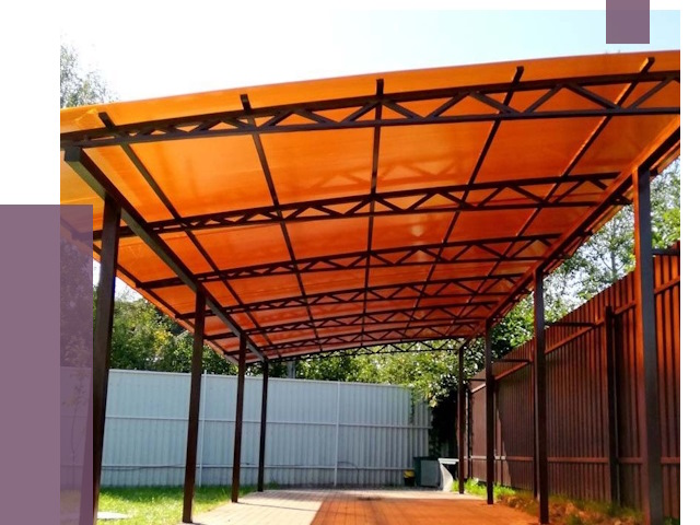 Односкатные навесы под ключ в Лениногорске от 13261 руб. 