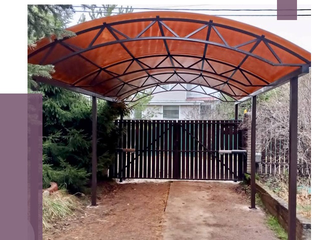 Арочные навесы в Лениногорске от 12848 руб. — изготовление и монтаж | ПРОЛЁТ-Лнр