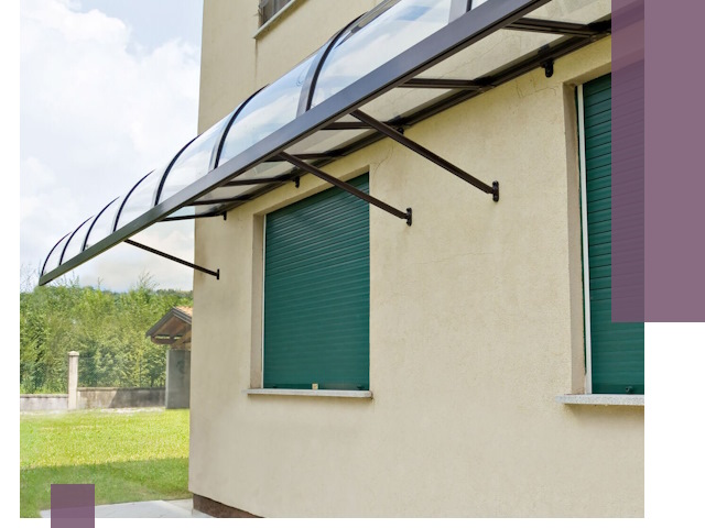 Козырьки над окнами в Лениногорске — изготовление и монтаж по выгоде