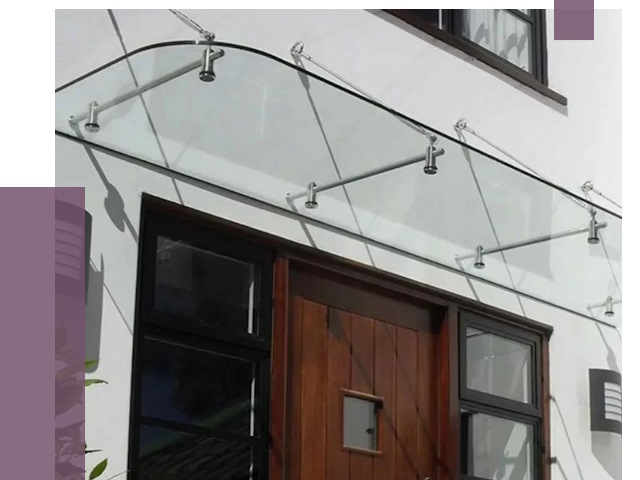 Стеклянные козырьки в Лениногорске от 19092 руб. | ПРОЛЁТ-Лнр