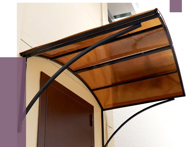 Недорогие козырьки в Лениногорске от 7657 руб.  | ПРОЛЁТ-Лнр