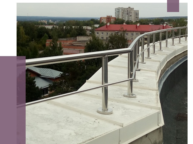 Парапеты и ограждения кровли в Лениногорске от 5005 руб.