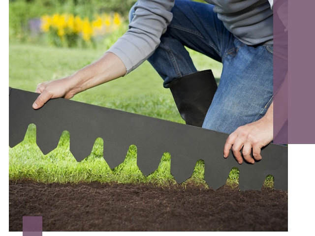 Металлические бордюры для газона в Лениногорске — изготовление и монтаж