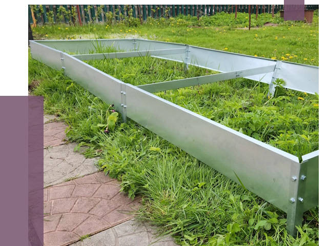 Металлические бордюры для грядок в Лениногорске от 1806 руб. 