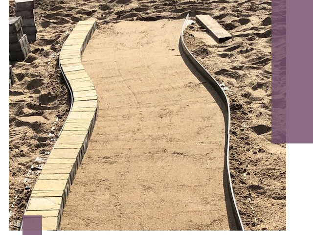 Металлические бордюры для тротуаров в Лениногорске — прочные и долговечные