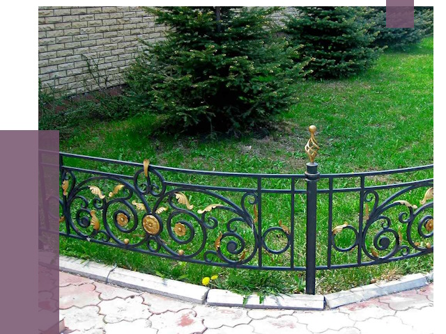 Кованые газонные ограждения в Лениногорске от 7688 руб. — ПРОЛЁТ-Лнр