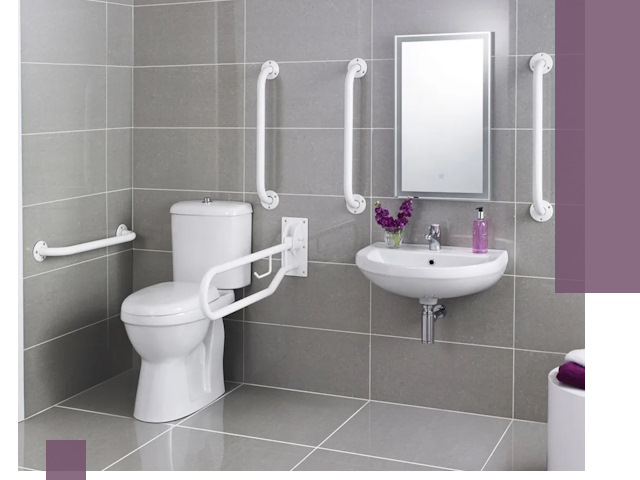 Поручни для санузлов в Лениногорске: установка, ремонт и монтаж